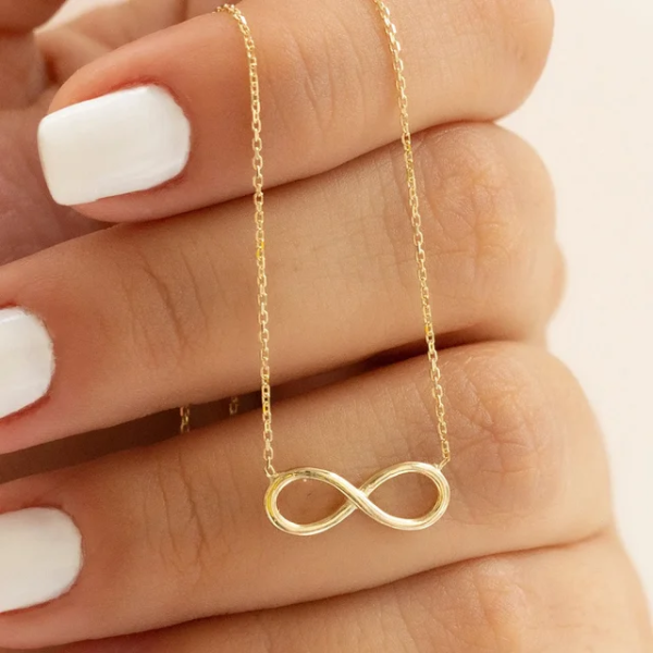 Beyond Infinity 18k Gold Plated Necklace