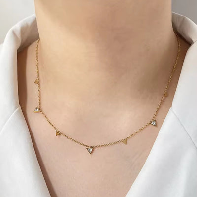 Emmi 18k Gold Plated Dainty Necklace