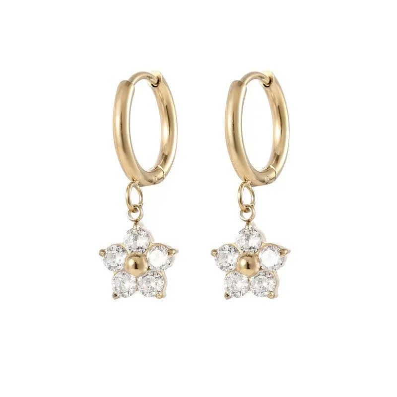 Bloom 18k Gold Plated Earrings