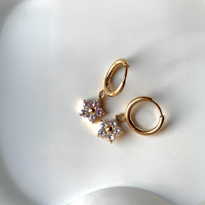 Bloom 18k Gold Plated Earrings